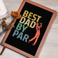 Best Dad by Par | Vegan Leather Journal