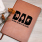 Dad The Man The Myth The Legend | Vegan Leather Journal
