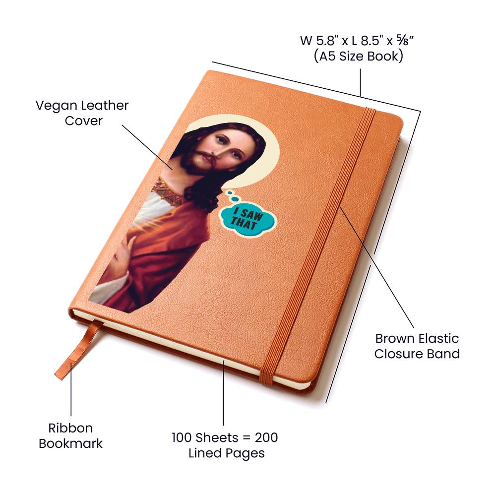 I Saw That |  Vegan Leather Journal