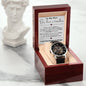 Men's OpenWork Watch - Our Love is Timeless - To My Man