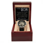 Men's Openwork Watch - We Are So Blessed and Proud - To Our Son