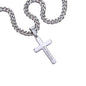 To My Husband | Personalized Cross on Cuban Chain with Message Card