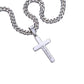 Father of the Bride Gift from Daughter | Engraved Cross Necklace Personalized