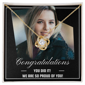 Graduation Gift for Her | Love Knot Necklace | Artwork Swapper
