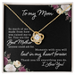 To My Mom - Love Knot Necklace