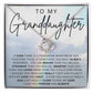 [BEST SELLER] To  My Granddaughter - Always Remember - Love Knot Necklace