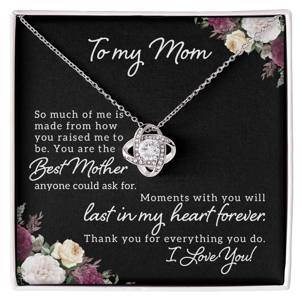 To My Mom - Love Knot Necklace