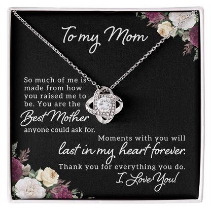 To My Mom - Love Knot Necklace