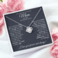 Mother of the Bride Gift from Daughter | Love Knot Necklace