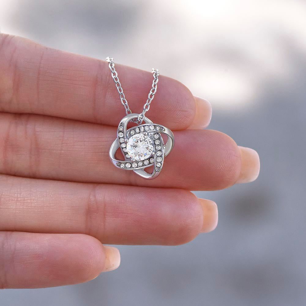 To My Mom - Love Knot Necklace
