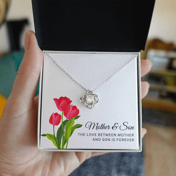 Mother Son Necklace - Gift for Mom