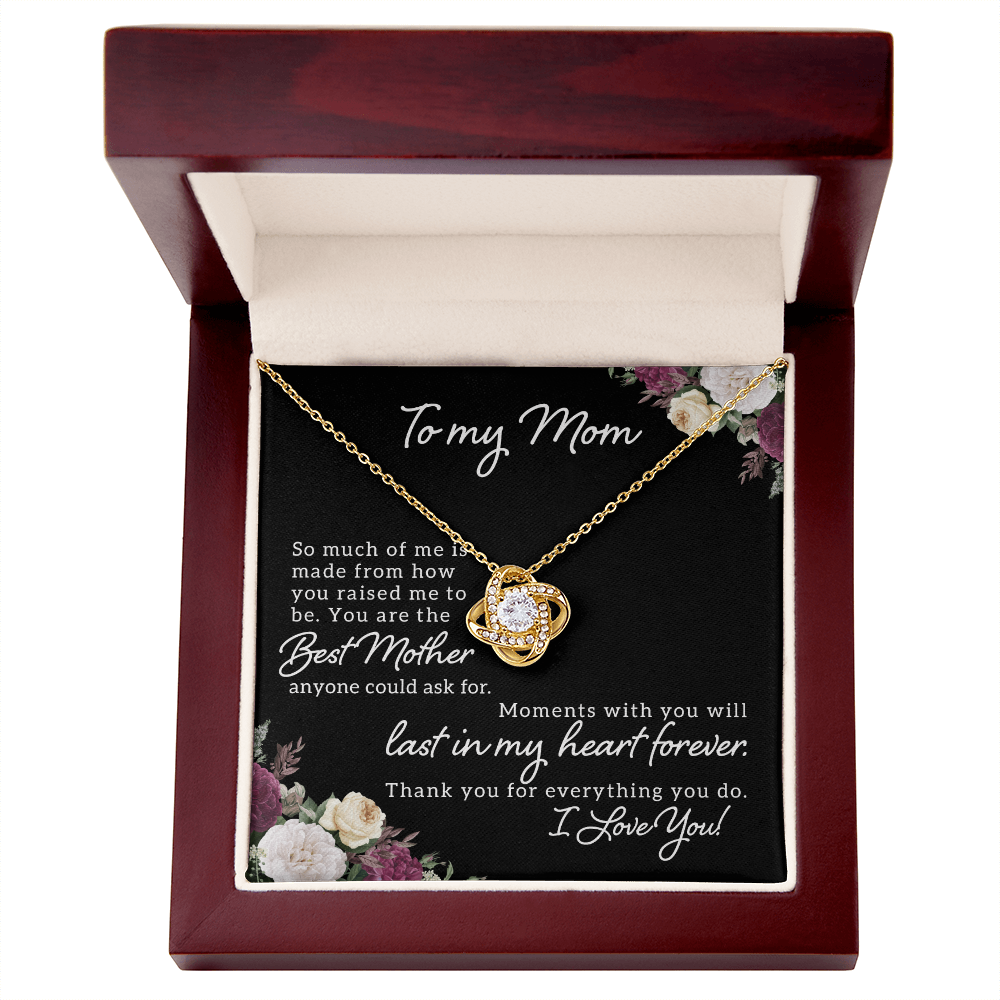 To My Mom - Love Knot Necklace