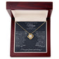 Mother of the Bride Gift from Daughter | Love Knot Necklace