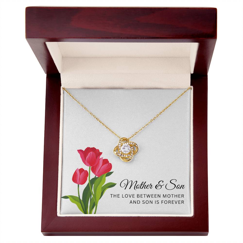 Mother Son Necklace - Gift for Mom