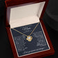Mother of the Bride Gift from Daughter | Love Knot Necklace