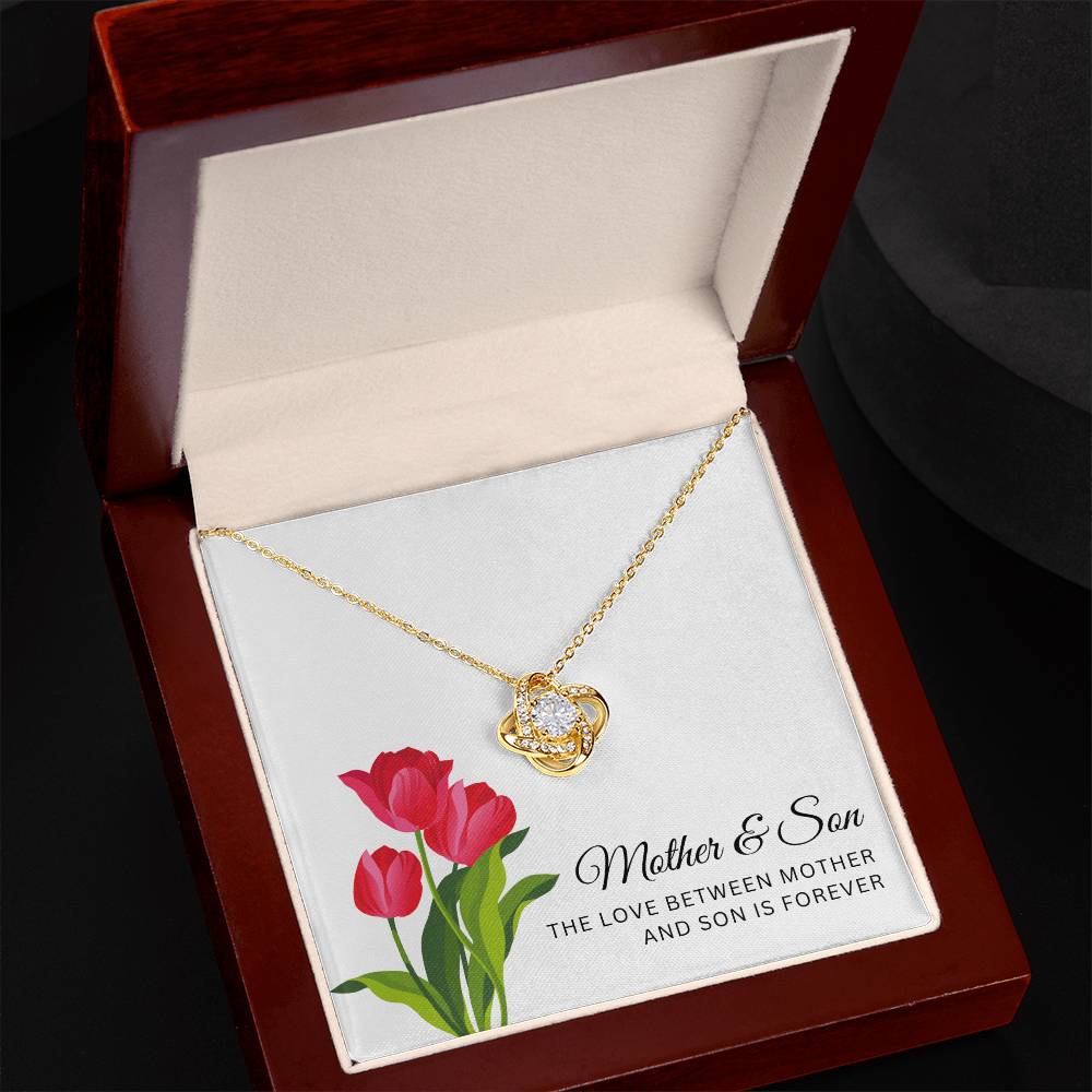 Mother Son Necklace - Gift for Mom