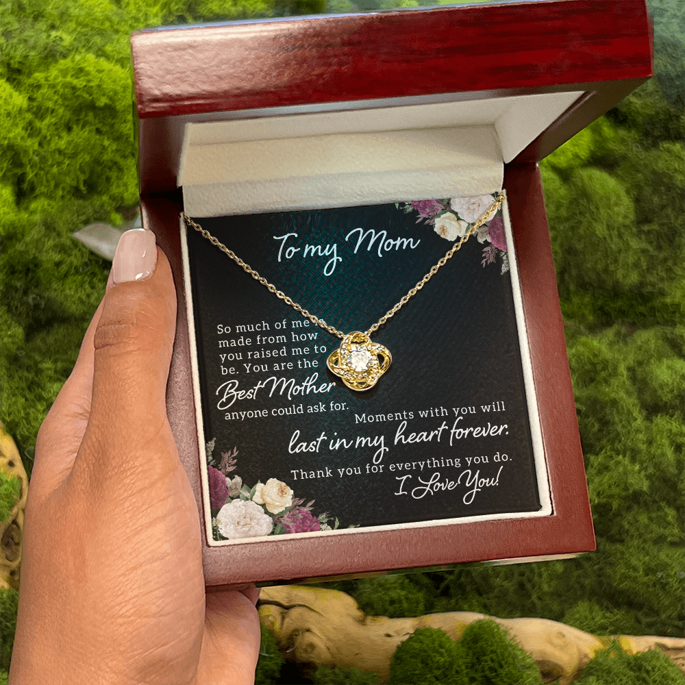 To My Mom - Love Knot Necklace