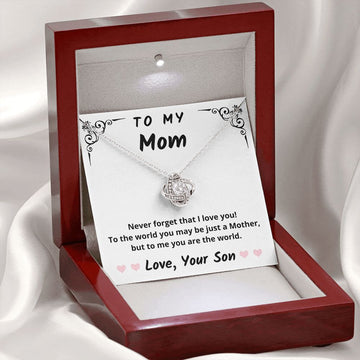 [ SELLING OUT FAST ] To My Mom from Son | Love Knot Necklace