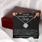 To  My Smoking Hot Wife - Love Knot Necklace