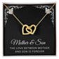 [BEST SELLER] Mother and Son - Interlocking Hearts Necklace