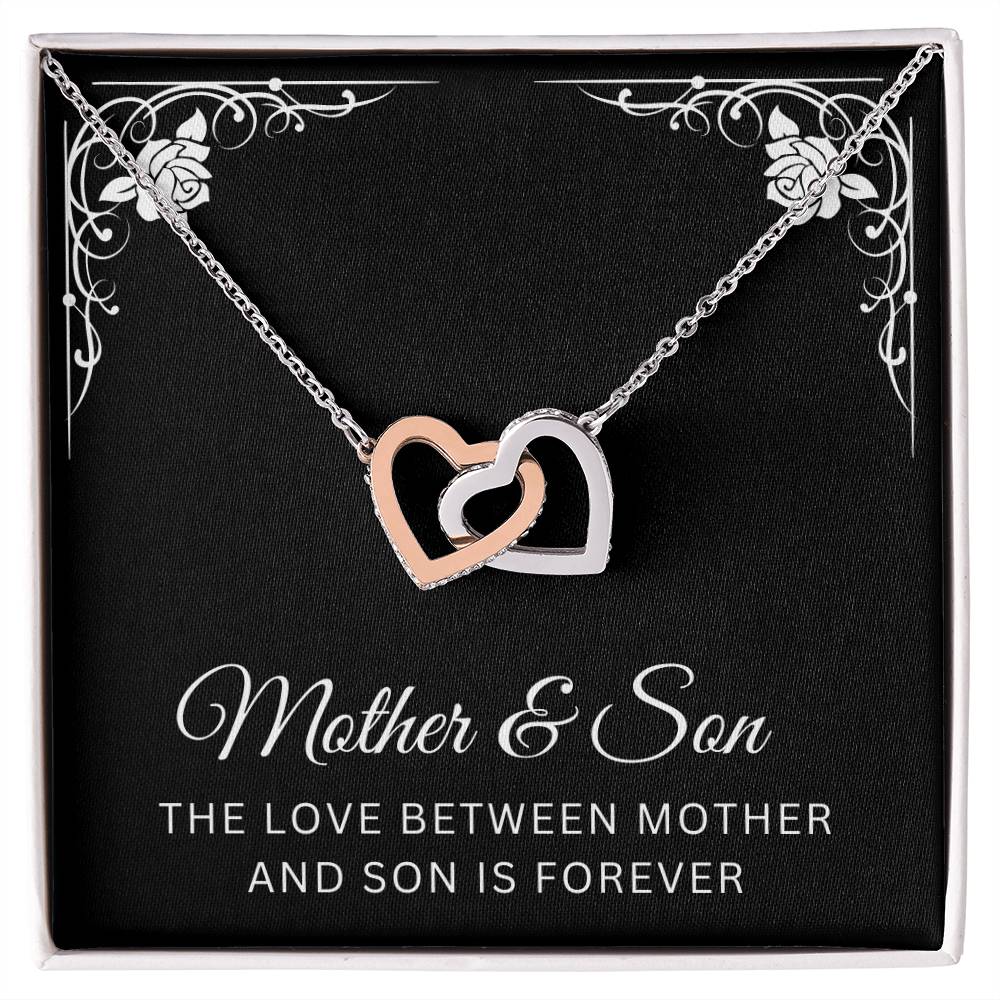 [BEST SELLER] Mother and Son - Interlocking Hearts Necklace