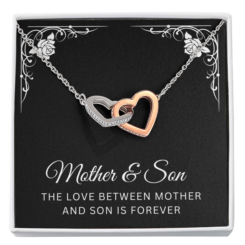 [BEST SELLER] Mother and Son - Interlocking Hearts Necklace