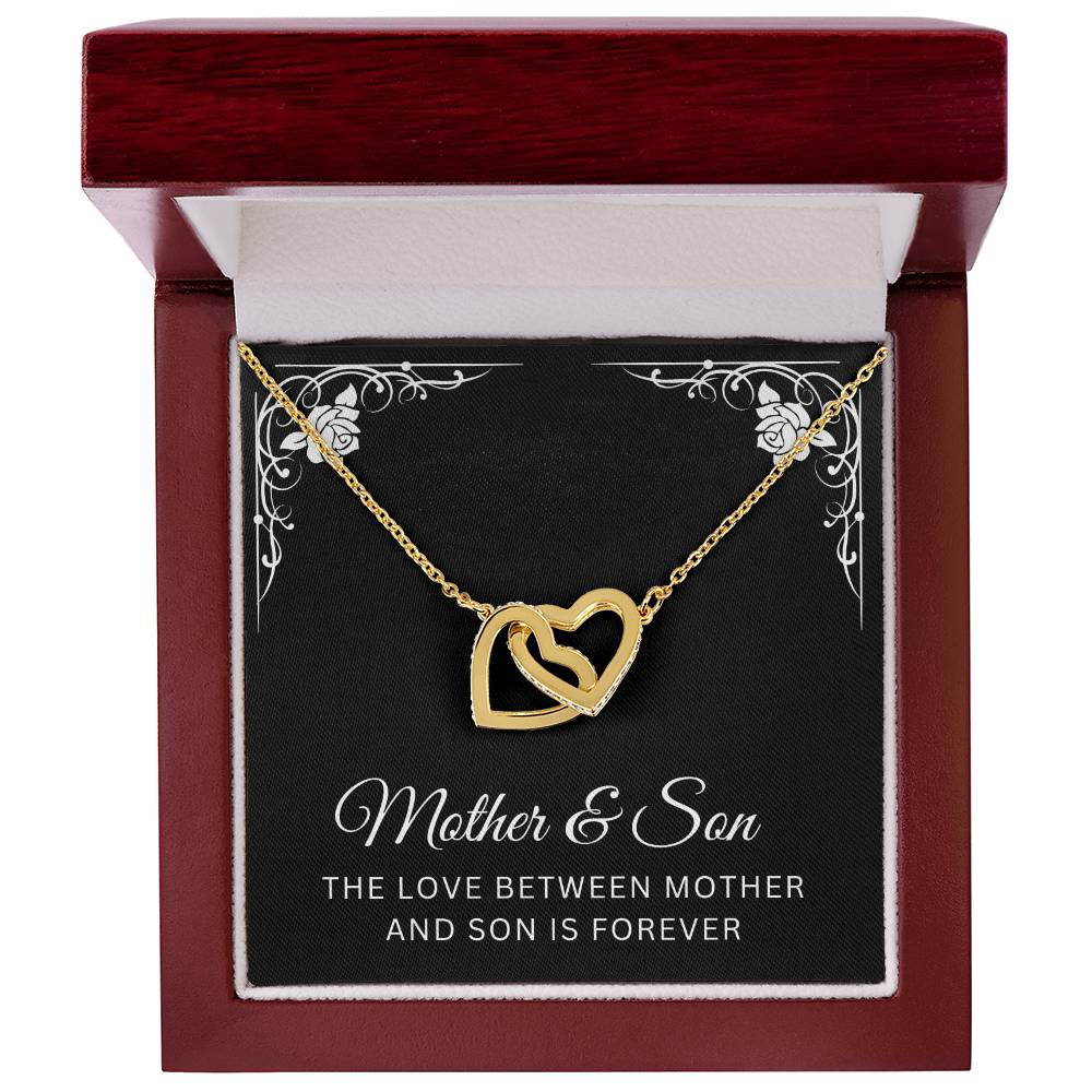 [BEST SELLER] Mother and Son - Interlocking Hearts Necklace