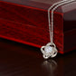 Love Knot Necklace - Premium Cubic Zirconia Crystal