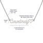 Class of 2023 Graduation Gift | Dreams | Personalized Name Necklace with Heart