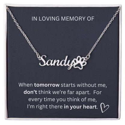 Dog Memorial Gift