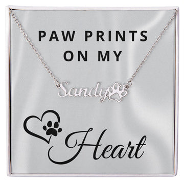Dog Mom Gift | Paw Print Necklace