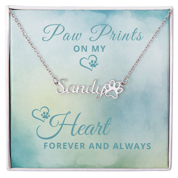 Dog Mom Gift | Paw Print Necklace