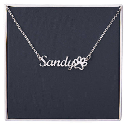 Dog Name Necklace