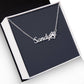 Dog Name Necklace