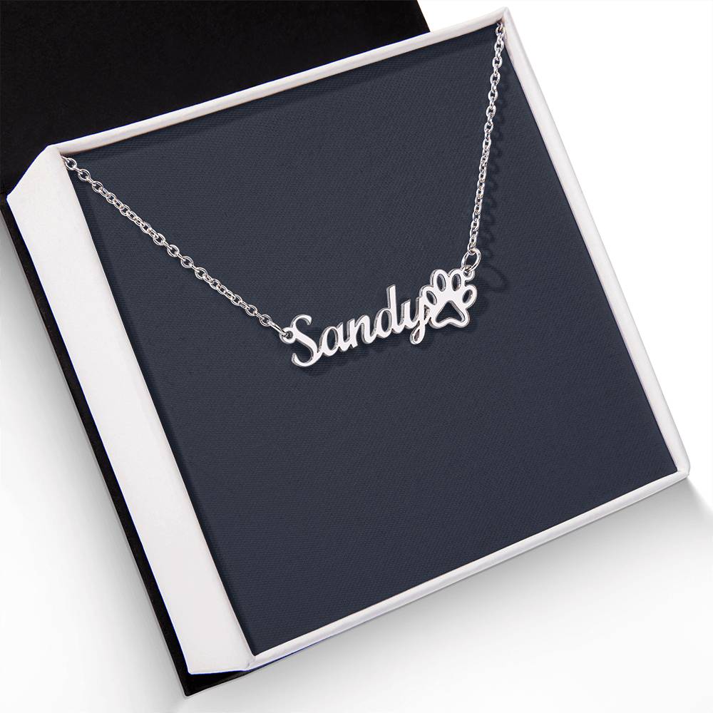 Dog Name Necklace
