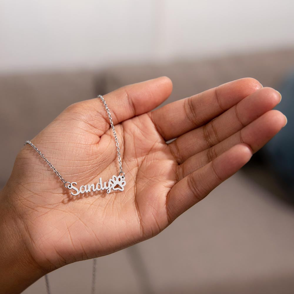 Dog Name Necklace
