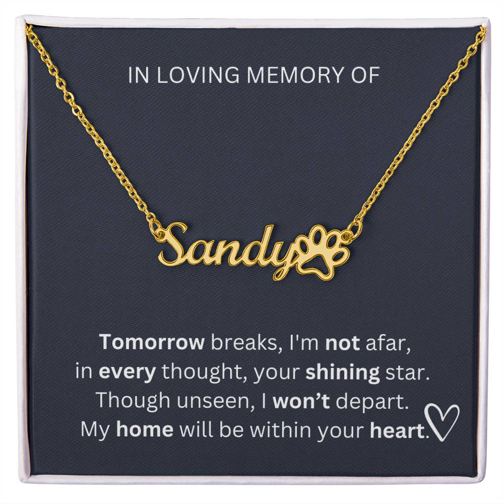 Dog Memorial Gift