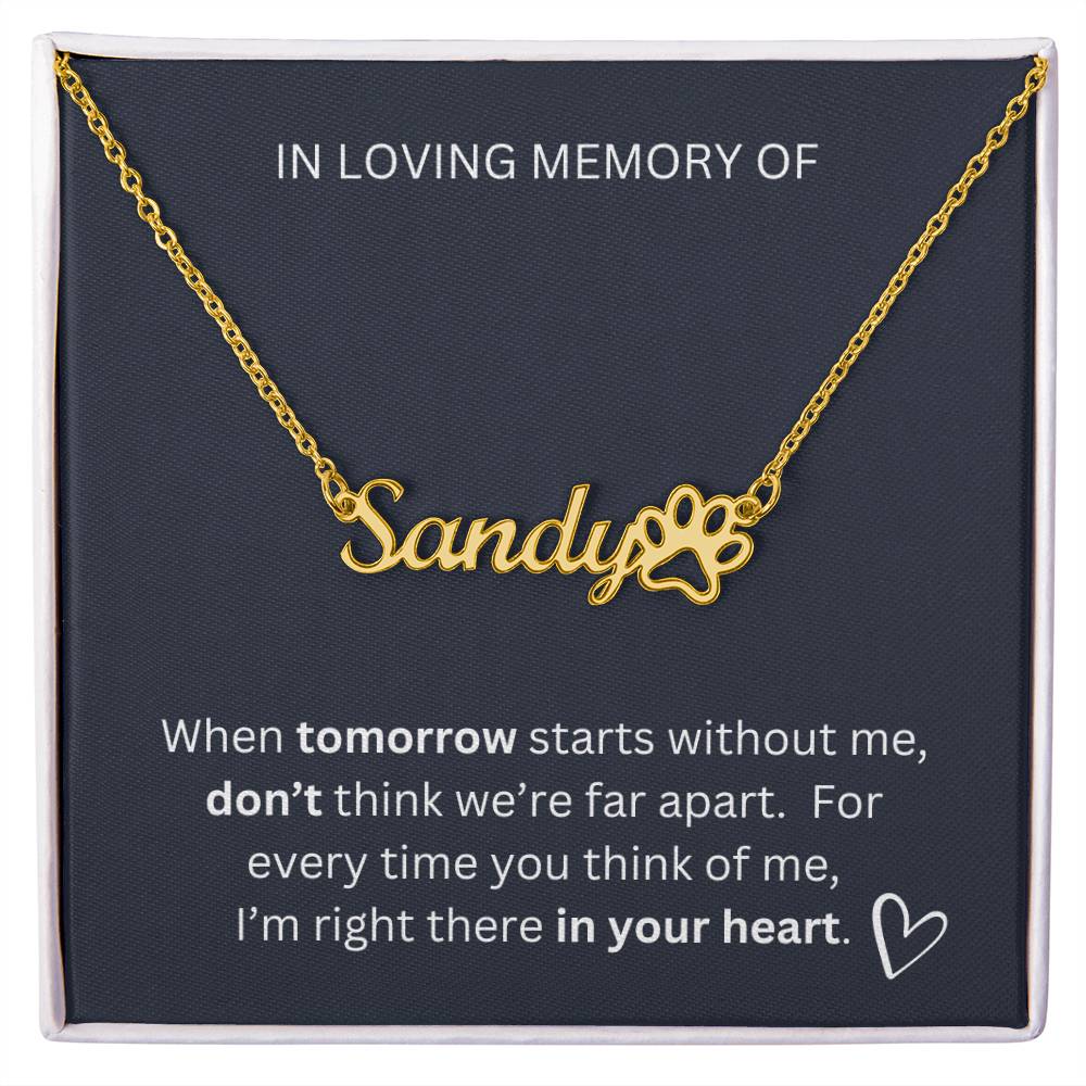 Dog Memorial Gift