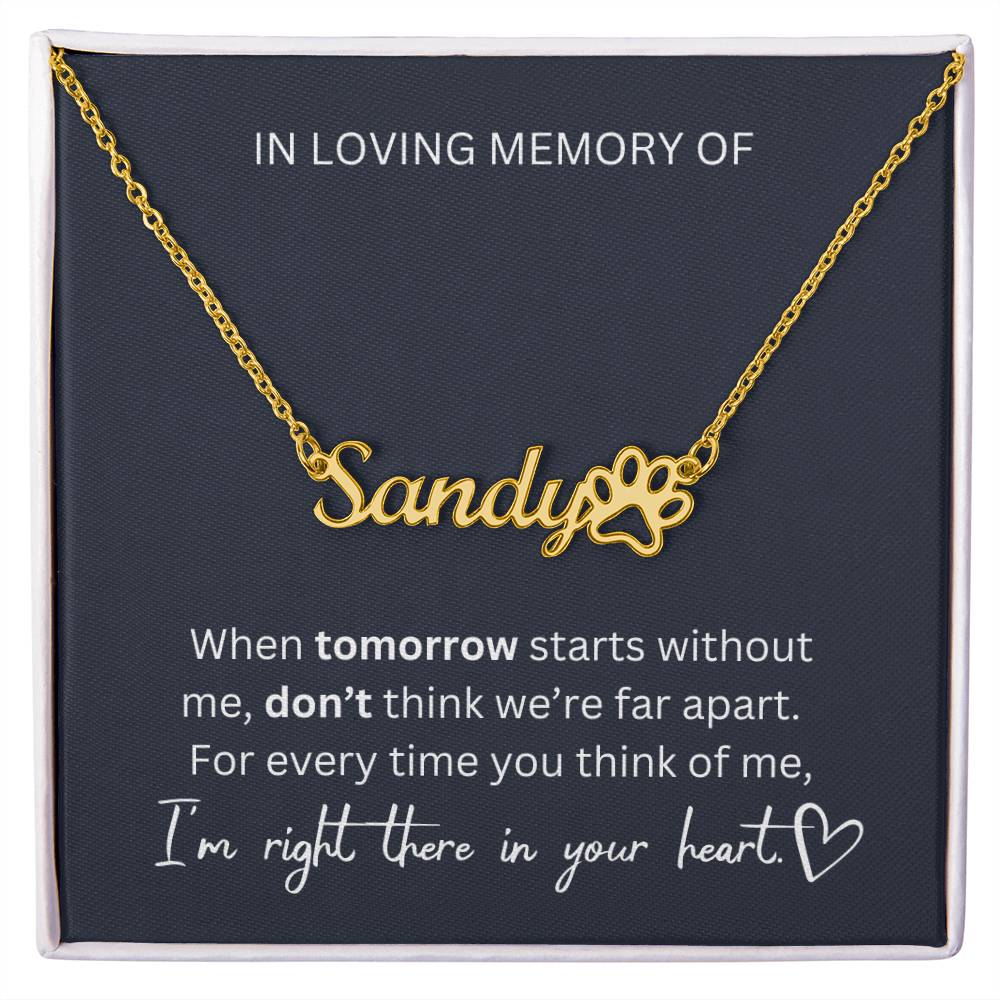 Dog Memorial Gift