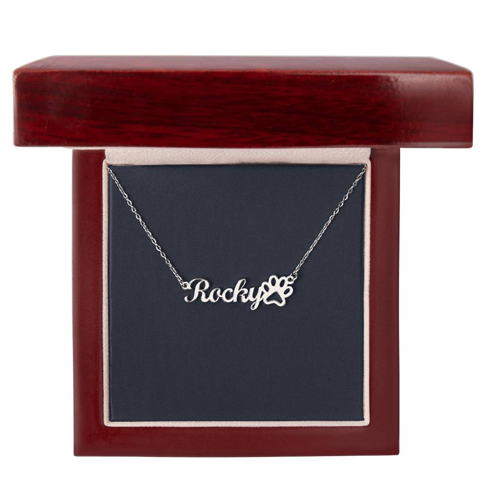 Dog Name Necklace