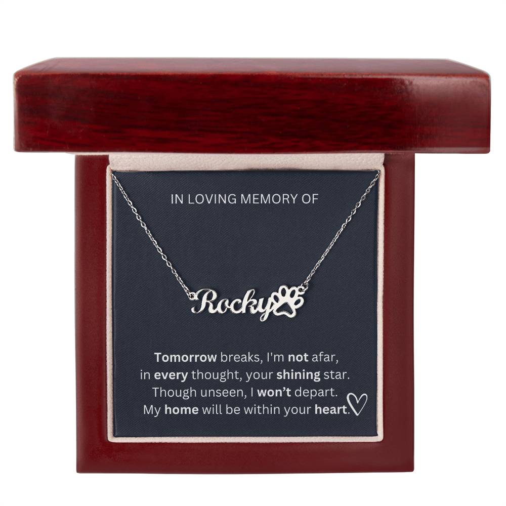 Dog Memorial Gift
