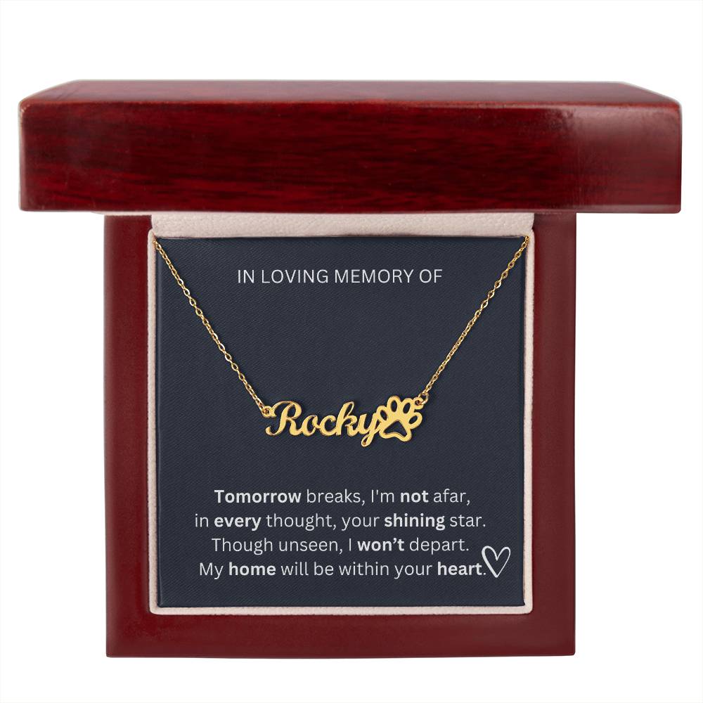 Dog Memorial Gift