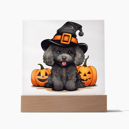 Poodle | Halloween Decor Indoor | LED Night Light | Dog Lovers Gift