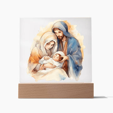 Manger Scene LED Night Light