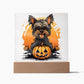 Yorkshire Terrier Halloween Decor Indoor | LED Night Light