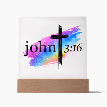 Printed Acrylic Plaque - I can do all things