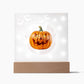 Halloween Decor Indoor | Acryliic LED Night Light | Pumpkin Moon Bats