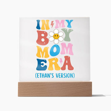 Custom In My Boy Mom Era | Personalized LED Night Light