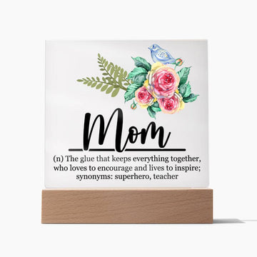 Mom Acrylic Plaque | Mom Definition | Mothers Day Gift