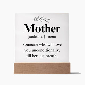 Mom Acrylic Plaque | Mom Definition | Mothers Day Gift